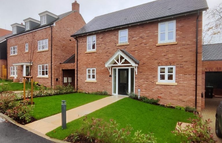 New lawn installed by Nu-Bourne Landscapes in Saffron Walden