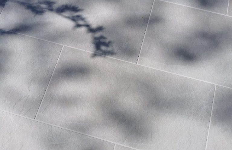 Porcelain patio laid by Nu-Bourne Landscapes in Saffron Walden